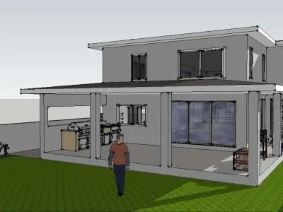 Modern House Design 3D model order