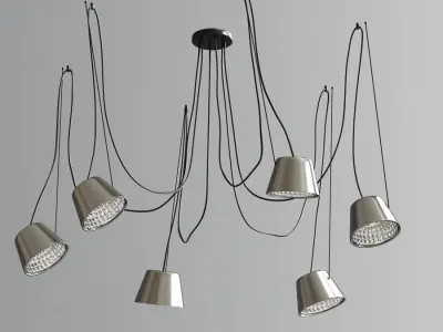 Ole Sento Multiple Pendant Lamp 3D model
