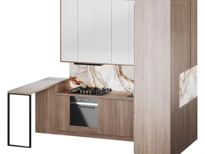 Modern kitchen 33 3D model