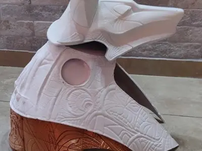 Stargate Anubis Cosplay Helmet 3D print model