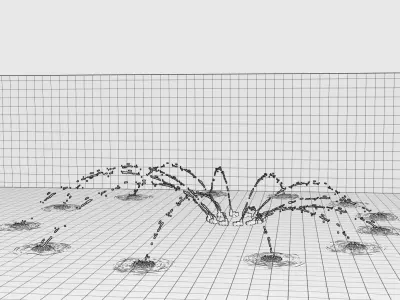 Lumion fountain - animated Low-poly 3D model