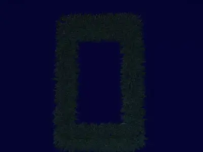 Christmas Wealth Frame Low-poly 3D model