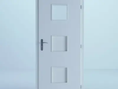 White Door 50 3D model