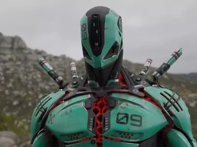 SCIFI ROBOT  3D model