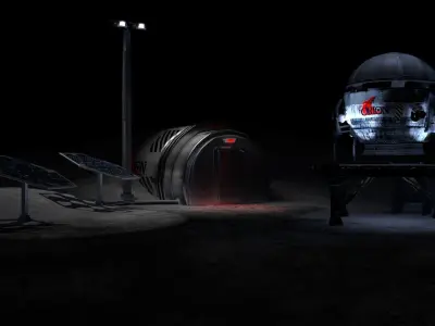 Moon Outpost Exploration  3D model