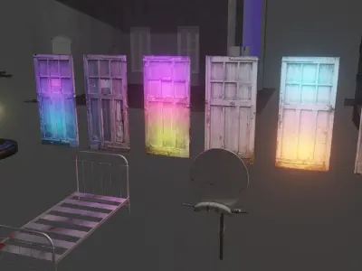 Cyberpunk Lab Asset Pack 3D model
