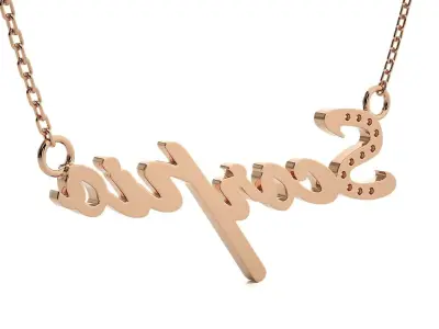 Scorpio Zodiac Pendant Necklace 3dm stl render detail 3D print model