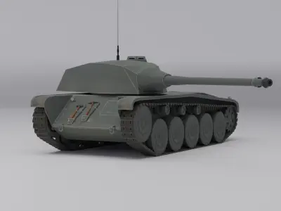 AMX Chasseur de chars  3D model