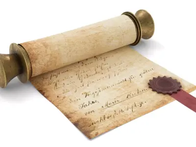 Ancient Scroll 3 3D model