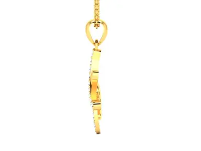 Women Pendant 3DM STL OBJ FBX Render Details 3D print model