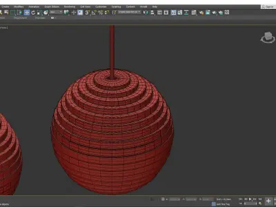 Supernova LED Mini Pendant Low-poly 3D model