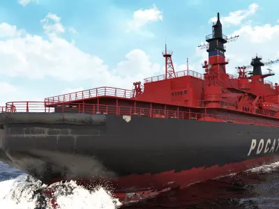  Nuclear Powered Icebreaker Yamal 