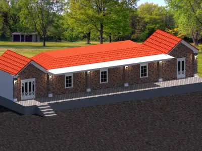 3d house model exterior 3D model