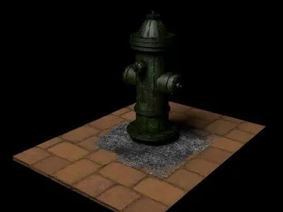 Fire hydrant 3D model