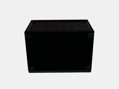 BESTA Shelf unit with door 9 Low-poly 3D model