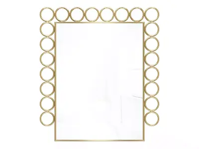 Mirror in a metal frame GZ-M1037 3D model