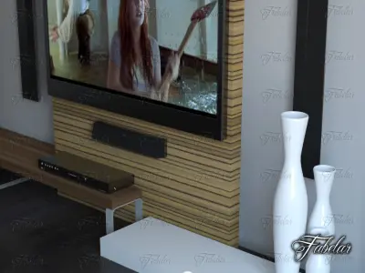 TV Cabinet 3D model