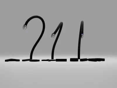 Tentacle hands Free 3D model