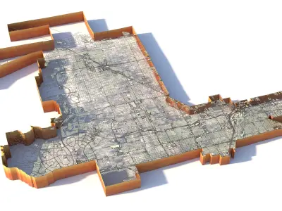 Las Vegas in Nevada USA 3D model