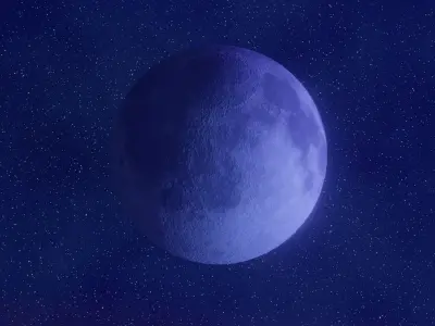 Fantasy Sea side View 3D Model Animated 3D model