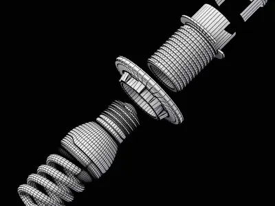 Compact Fluorescent Bulb 3D model