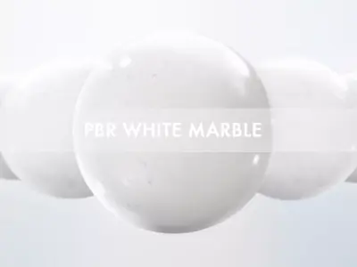 PBR White Marble Texture