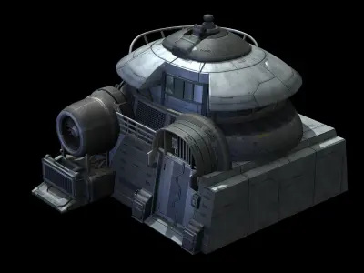Future World - Machinery Shop 02 3D model