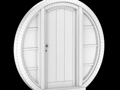 Exterior Large Doors 3D model