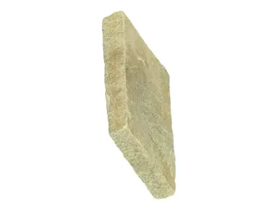 Rectangular Stone Tile Raw Scanned 3D model