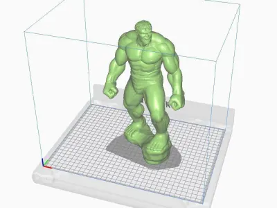 Hulk figure avanger 3D print model