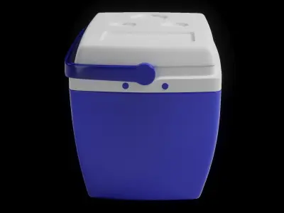 Cooler ice box 3D model