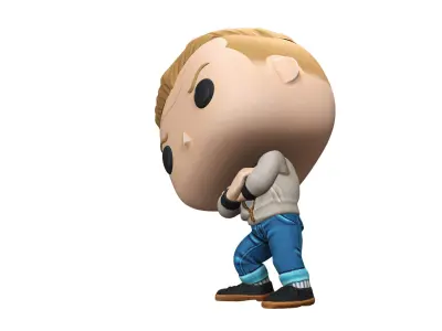 Rebel Boy Pop-Inspired Character 3D Print Model Free 3D print model