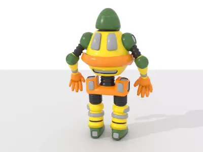 Generic Robot 2 BLEND-OBJ-FBX-DAE-GLB 3D model
