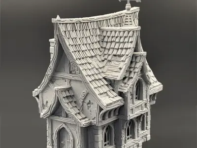 The Cottage - Hamlet of Misty Hollow 3D print model