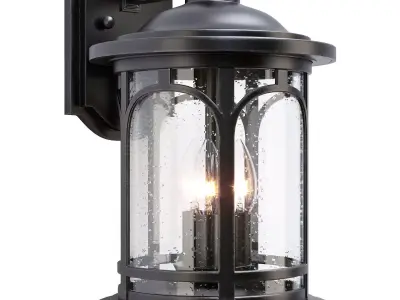 uoizel Marblehead 3 Light 14 in Mystic Black  3D model