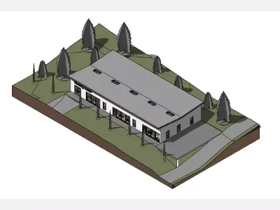 Nursing home - Revit 3D model