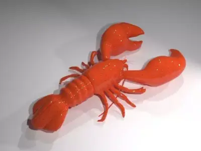 Lobster  Low-poly 3D model