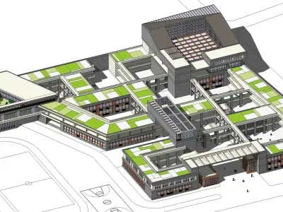 Sketchup School and University N4 3D model