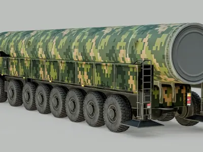  Dongfeng DF-61 Mobile Intercontinental Ballistic Missile PBR 