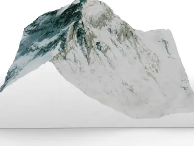 Mount Everest 3D model