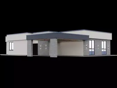 Cottage 01 Undercity 3D model