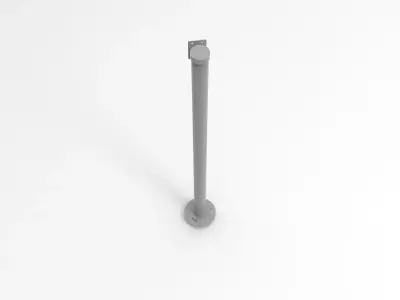 3d Pole Model 3D model