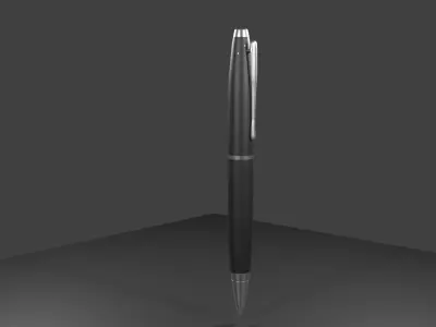 Ink Pen Low-poly 3D model
