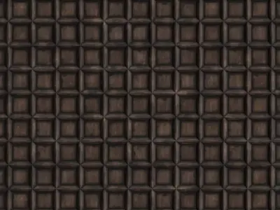 Rustic Vertical Planks with Nails PBR Seamless Texture