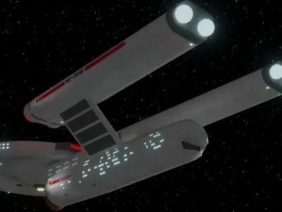 Arizona Class Battleship 3D model