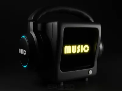 Cute Robot N1 3D model