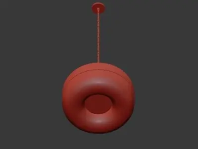 Delta pendant lamp 3D model