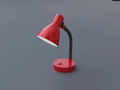 Awesome Table Lamps Retro Lamp Pack Free low-poly 3D model