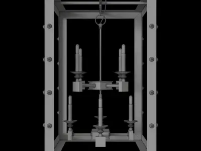 Wildwood Spartacus Chandelier 8 Lights 3D model