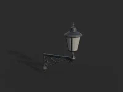 Wall Lamp 1 Low-poly 3D model
